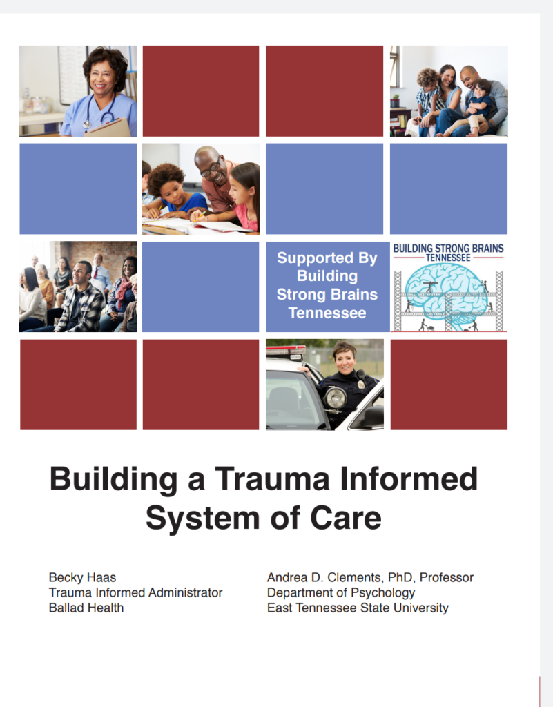 Becky Haas' Building a Trauma Informed
System of Care Toolkit